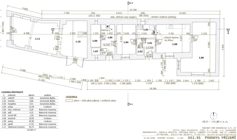 Prodej rodinného domu, Drahenice, 124 m2