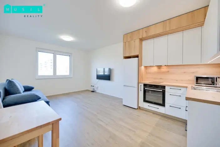 Pronájem bytu 1+kk, Olomouc - Slavonín, Loudova, 39 m2