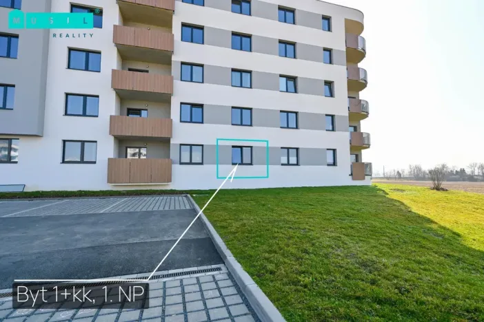 Pronájem bytu 1+kk, Olomouc - Slavonín, Loudova, 39 m2