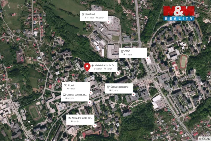 Prodej bytu 1+1, Orlová - Lutyně, Okružní, 51 m2