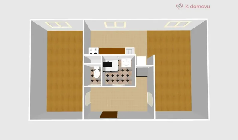 Pronájem bytu 2+1, Přerov - Přerov I-Město, Kabelíkova, 57 m2