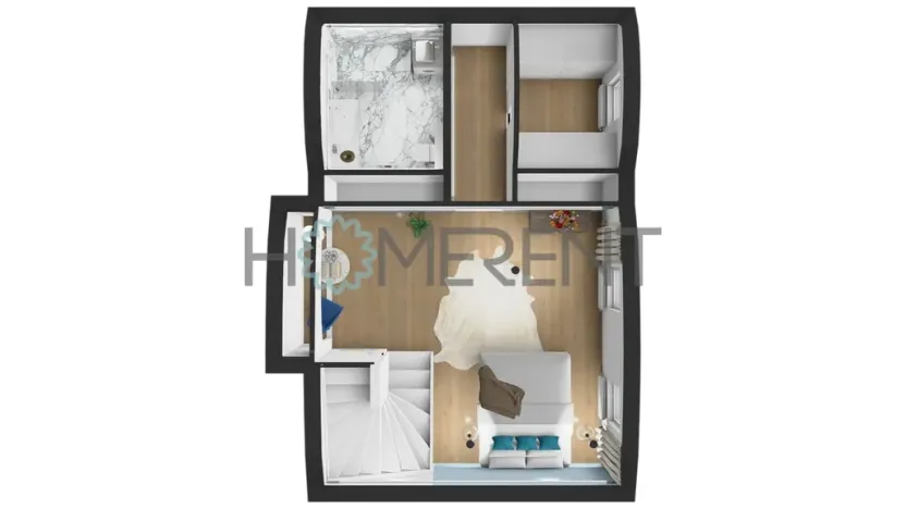 Pronájem bytu 2+kk, Praha - Karlín, Peckova, 86 m2