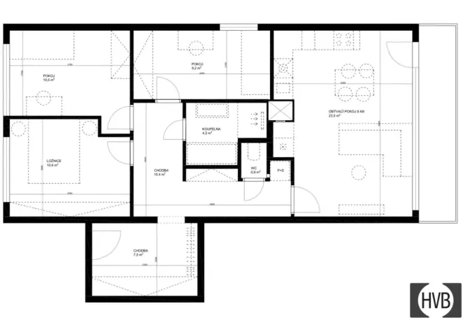 Prodej bytu 4+kk, Praha, Choceradská, 84 m2