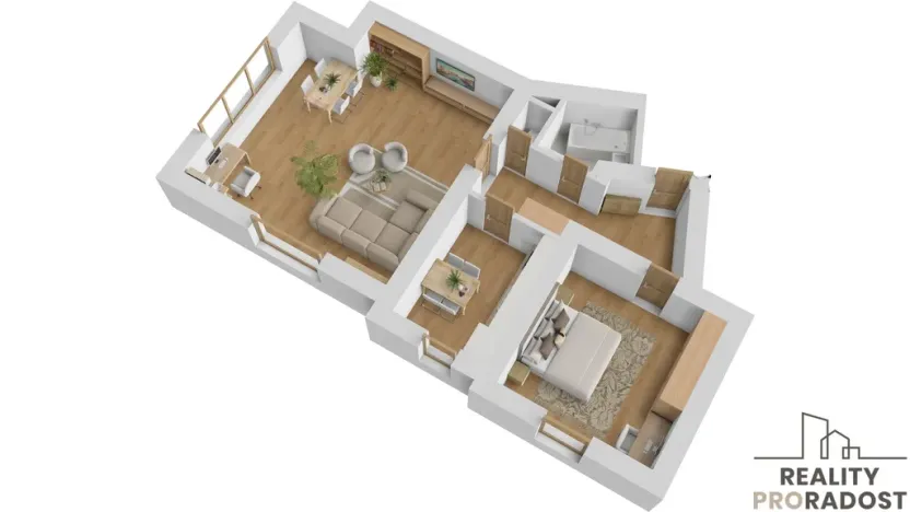 Prodej bytu 2+1, Opava - Předměstí, Komenského, 81 m2