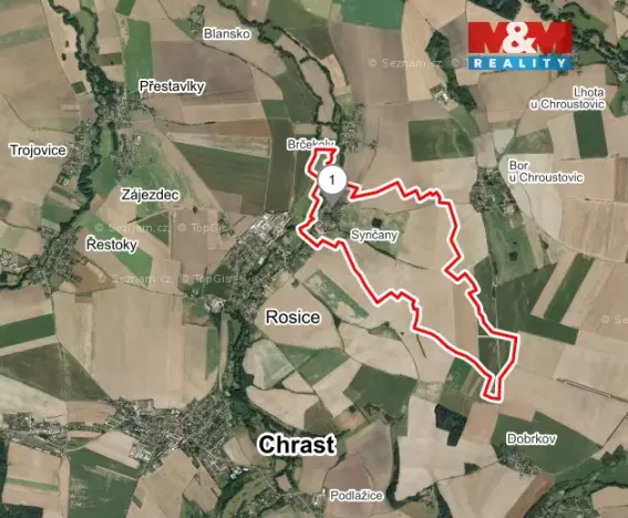 Prodej pozemku pro bydlení, Rosice - Synčany, 1565 m2