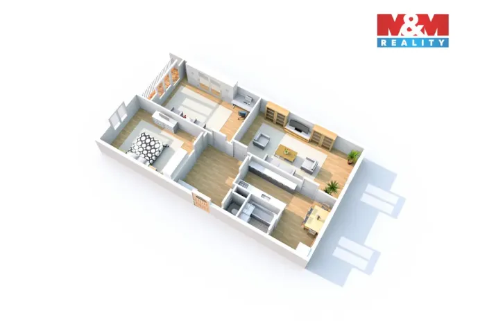 Pronájem bytu 3+1, Ústí nad Labem, Picassova, 78 m2