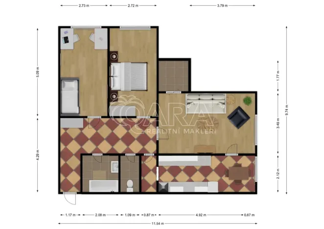 Pronájem bytu 3+1, Příbram - Příbram III, Milínská, 85 m2