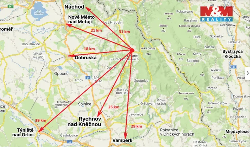 Prodej rodinného domu, Deštné v Orlických horách, 400 m2
