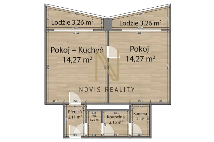 Pronájem bytu 1+1, Plzeň, Heyrovského, 36 m2