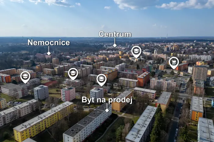 Prodej bytu 2+1, Karviná - Ráj, Školská, 53 m2