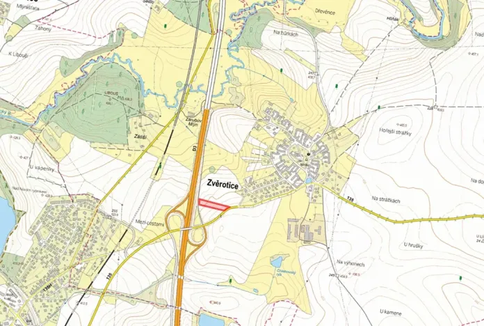 Prodej pole, Zvěrotice, 4844 m2