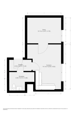Pronájem bytu 2+kk, Brno, Jižní, 35 m2