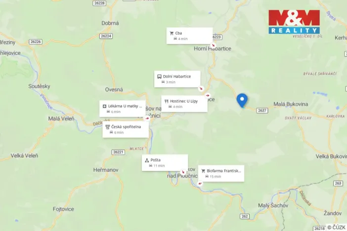 Prodej lesa, Dolní Habartice, 10293 m2