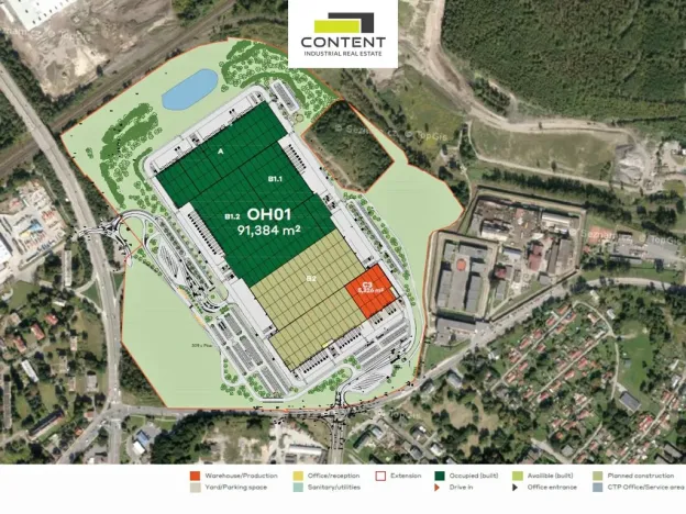 Pronájem skladu, Ostrava - Hrušov, Bohumínská, 5326 m2