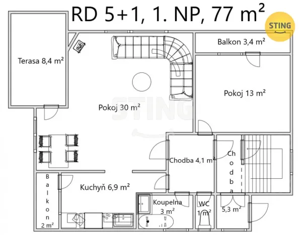 Prodej rodinného domu, Ostřešany, Družstevní II, 208 m2