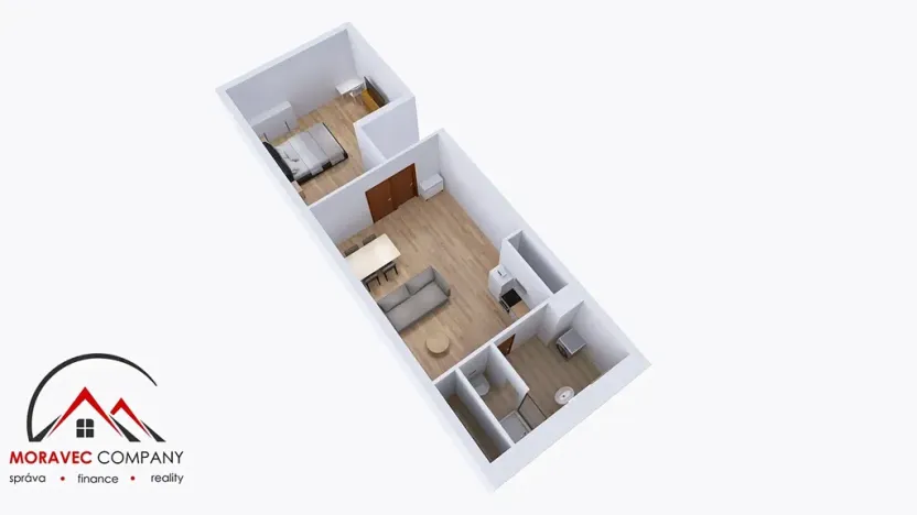 Pronájem apartmánu, Ostrava, Cihelní, 54 m2