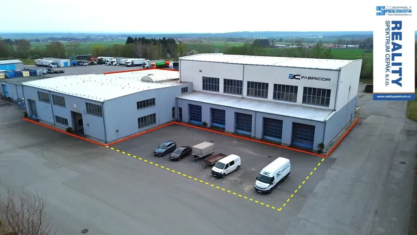 Pronájem výrobních prostor, Lišov, Hůrecká, 1109 m2