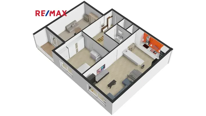 Prodej bytu 3+kk, Praha - Modřany, Jordana Jovkova, 62 m2