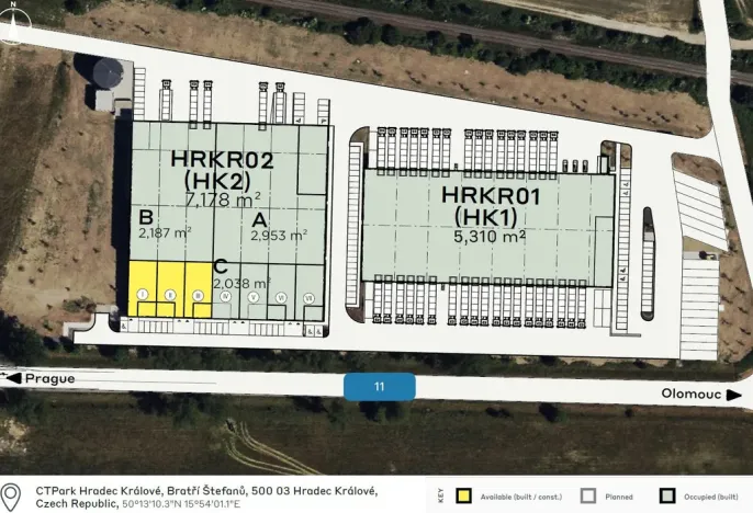 Pronájem výrobních prostor, Hradec Králové - Slezské Předměstí, Bratří Štefanů, 576 m2