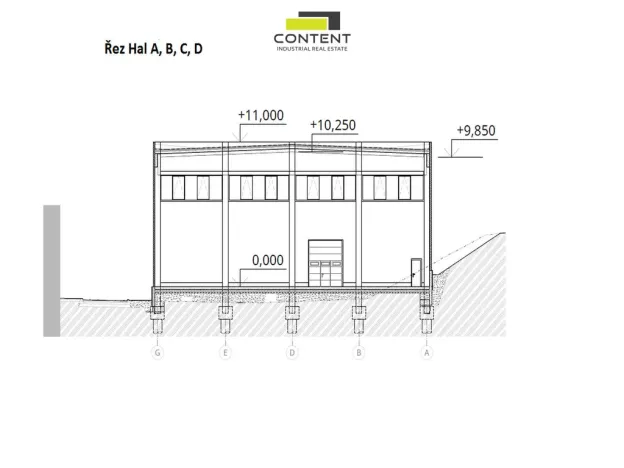 Pronájem skladu, Rousínov, Tománkova, 1500 m2