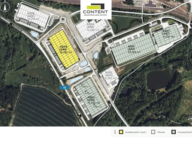 Pronájem výrobních prostor, Aš, Skandinávská, 5000 m2