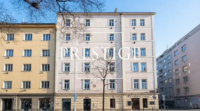 Pronájem bytu 2+kk, Praha - Holešovice, Veletržní, 42 m2