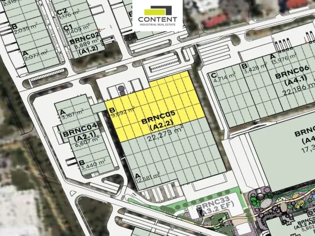 Pronájem výrobních prostor, Brno - Slatina, Tuřanka, 5000 m2