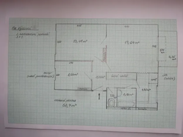 Prodej bytu 3+1, Velké Meziříčí, Na Výsluní, 48 m2
