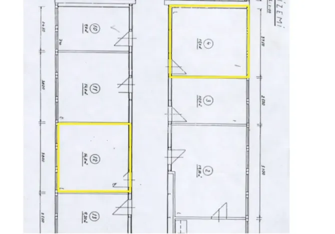Pronájem kanceláře, Pardubice, Mezi Mosty, 65 m2