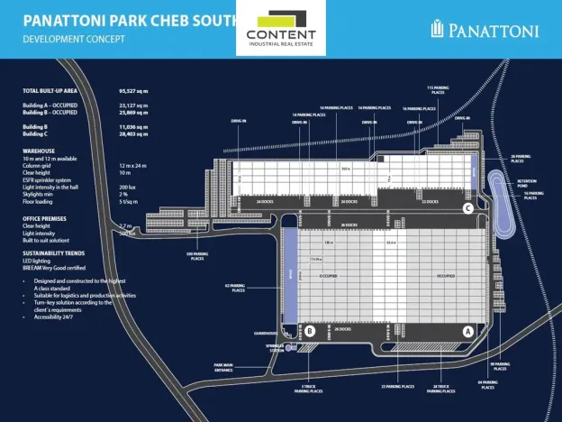 Pronájem skladu, Cheb, Podhradská, 22600 m2