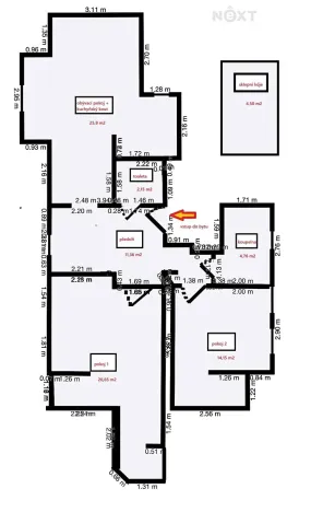 Prodej bytu 3+kk, Klatovy, Koldinova, 79 m2