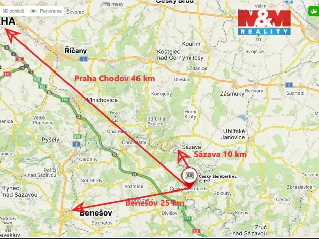 Pronájem chaty, Český Šternberk, 60 m2