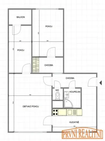 Pronájem bytu 3+1, Uherský Brod, Sídl. Olšava, 70 m2