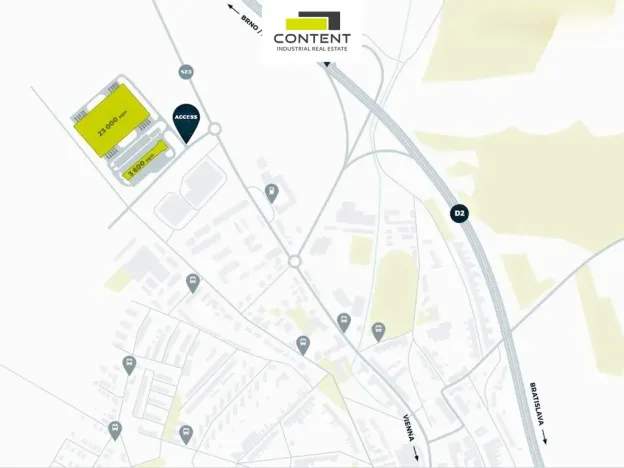 Pronájem výrobních prostor, Ostrava - Hrušov, Žižkova, 3000 m2