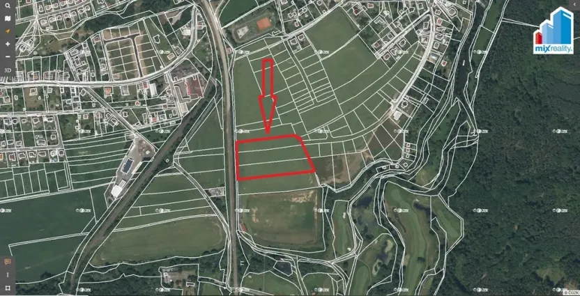 Prodej pozemku pro bydlení, Dýšina - Nová Huť, Polní, 15940 m2