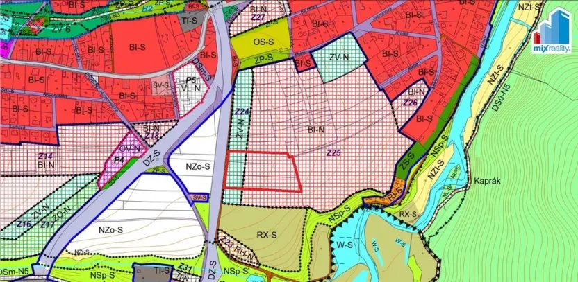 Prodej pozemku pro bydlení, Dýšina - Nová Huť, Polní, 15940 m2