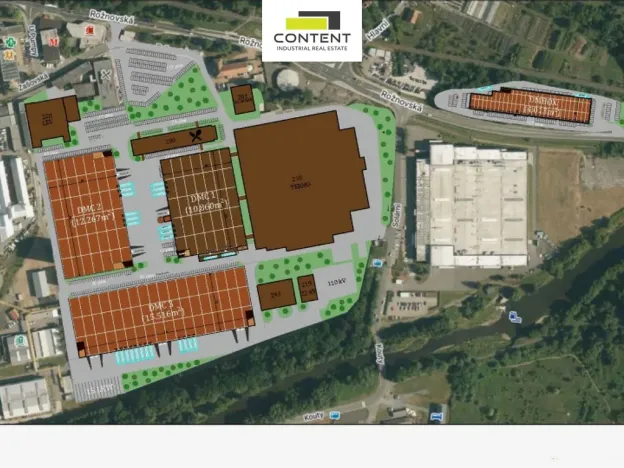 Pronájem skladu, Valašské Meziříčí - Krásno nad Bečvou, Zašovská, 5000 m2