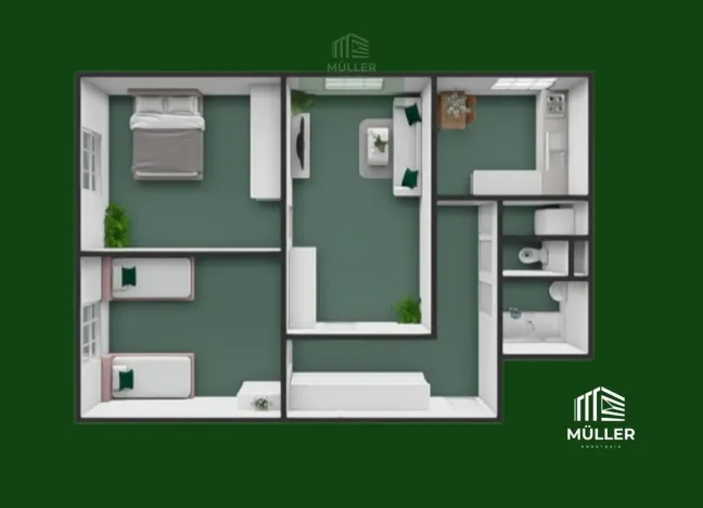 Pronájem bytu 3+1, Plzeň, Koterovská, 75 m2