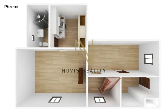 Prodej chaty, Konstantinovy Lázně - Dlouhé Hradiště, 160 m2