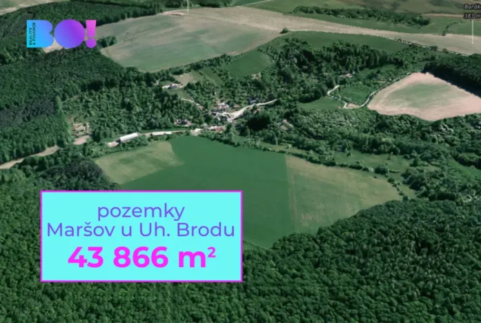 Prodej pole, Uherský Brod, 43866 m2