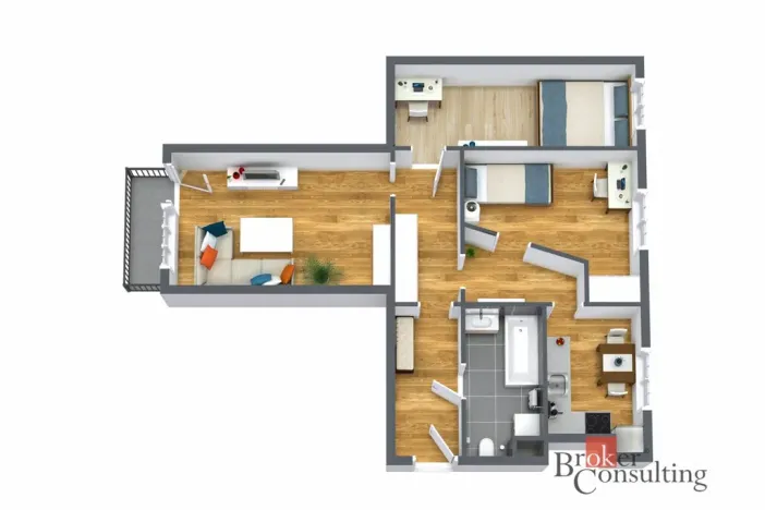 Prodej bytu 3+1, Tachov, 63 m2