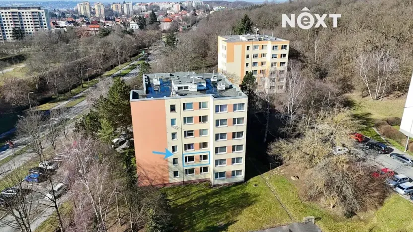 Pronájem bytu 1+kk, Praha - Kobylisy, Jelínkova, 35 m2