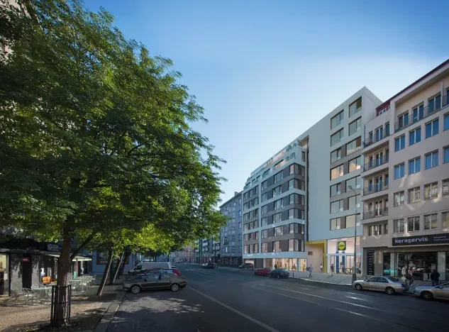Pronájem obchodního prostoru, Praha - Karlín, Sokolovská, 85 m2