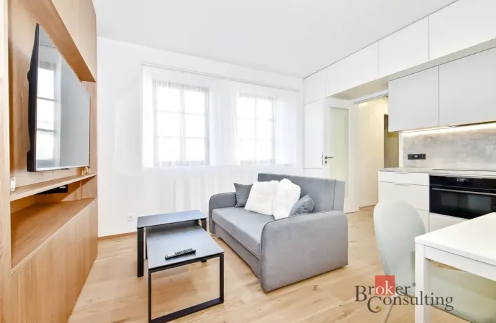 Pronájem bytu 1+kk, Praha - Nusle, Vrtbova, 36 m2