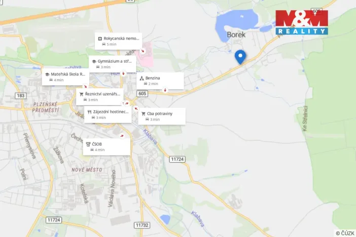 Prodej bytu 3+kk, Rokycany - Borek, Pražská, 72 m2