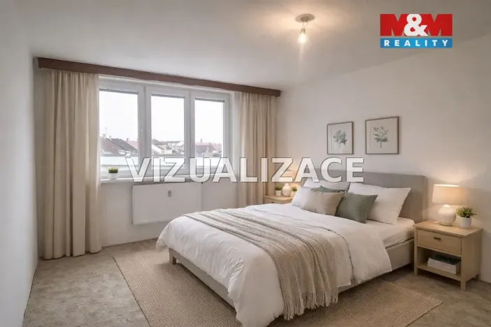 Pronájem bytu 2+1, Písek - Budějovické Předměstí, Mírové nám., 50 m2