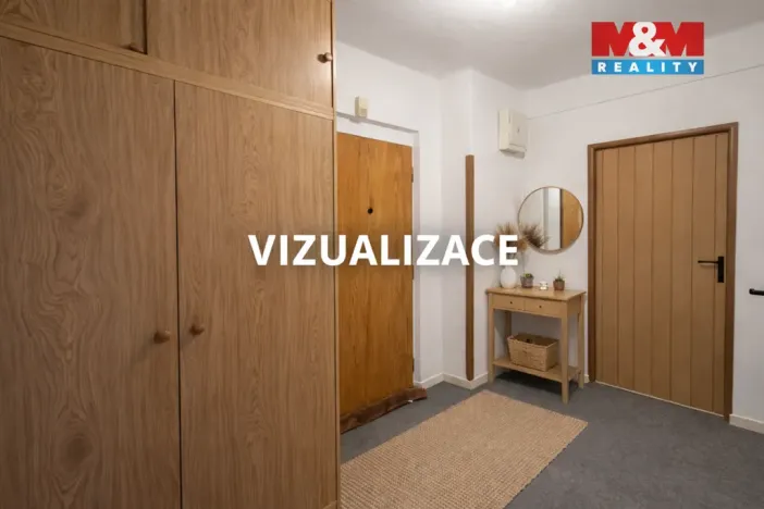 Pronájem bytu 2+1, Písek - Budějovické Předměstí, Mírové nám., 50 m2