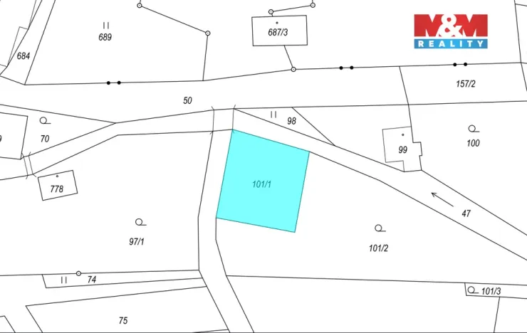 Prodej zahrady, Chřibská - Horní Chřibská, 385 m2