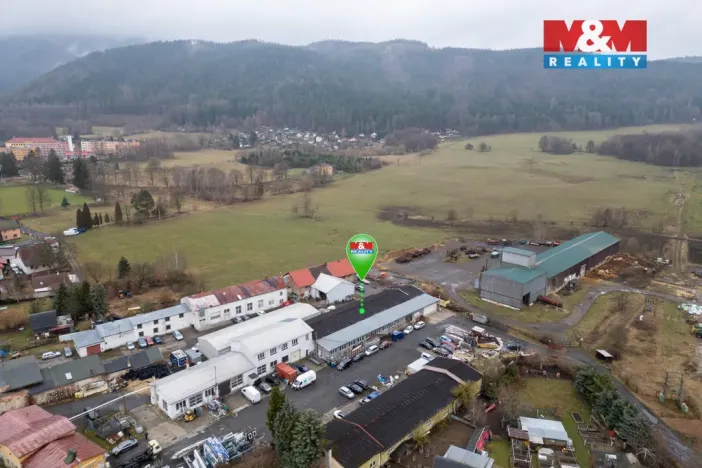 Pronájem výrobních prostor, Hroznětín, Potoční, 792 m2