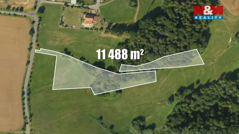 Prodej louky, Vlastibořice, 11488 m2